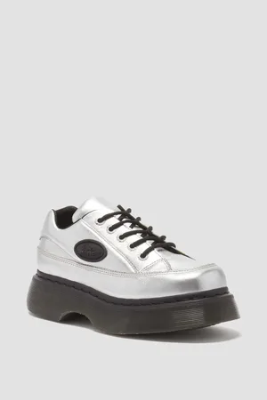 Dr. Martens Dr. Martens - Buzz - Sølvfarvede sko med 5 snørehuller