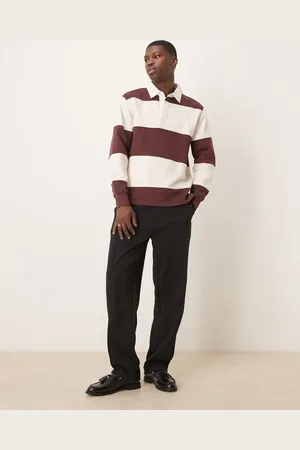 ASOS Sorte tapered joggingbukser i scuba-stof