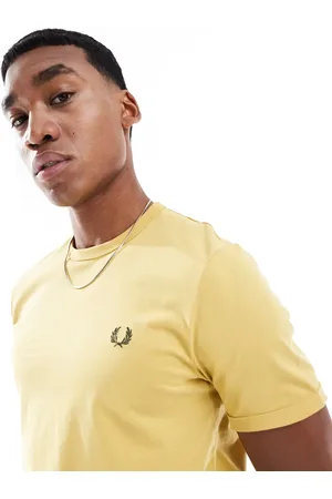 Fred Perry T-shirt med kontrastkanter