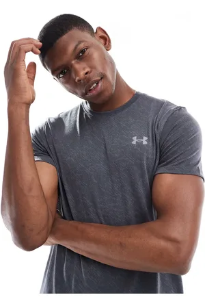 Under Armour Launch - Grå T-shirt med camouflage-print