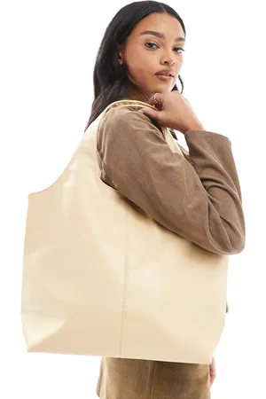 Pull&Bear Lysegul og stor shopper-taske