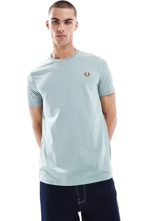 Fred Perry Isblå T-shirt