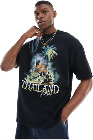 ASOS Oversized T-shirt med byprint foran