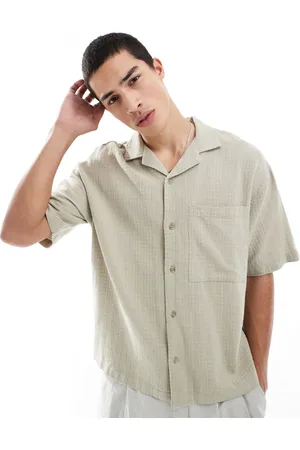 Pull&Bear Rustik skjorte med tonede tern