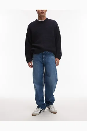 Tommy Hilfiger Jamie - Løstsiddende jeans med lige ben i mellemvask-Blå