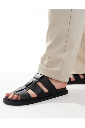 ASOS Sorte klassiske sandaler med remme