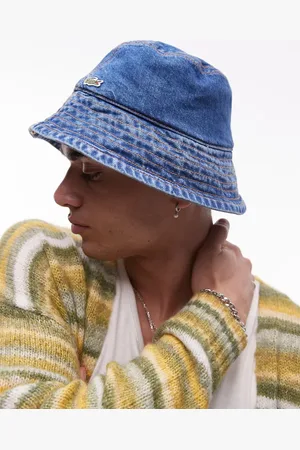 Lacoste Bøllehat i denim i mellemvask