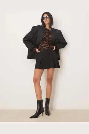 Gina Tricot Gins Tricot - mininederdel med plisseringer