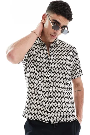 River Island Og hæklet skjorte