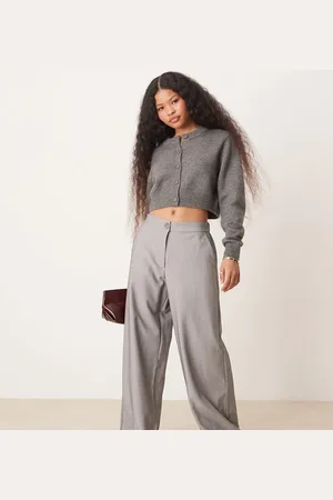 ASOS ASOS DESIGN Petite - skræddersyede afslappede bukser med lige ben