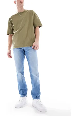 Wrangler Texas - Lyseblå lette jeans i slim fit