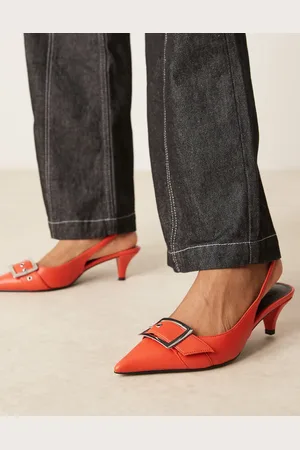 ASOS Stellar - sko med kitten-hæl og spændedetalje