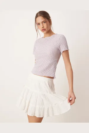 AWARE Lyslilla baby-T-shirt med tekstur