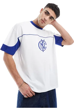 ASOS Oversized T-shirt med paneler og sportsgrafik