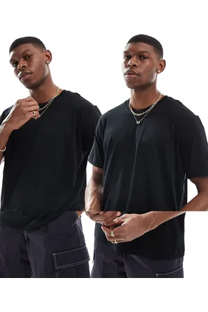 Champion Pakke med 2 sorte T-shirts med korte ærmer