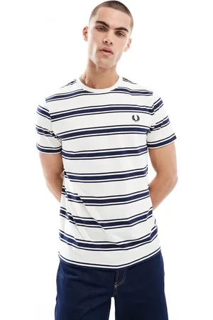Fred Perry T-shirt med tykke horisontale striber