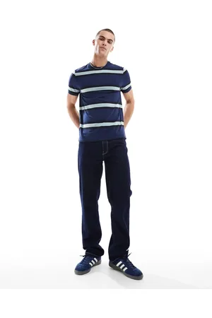 Fred Perry T-shirt med brede horisontale striber