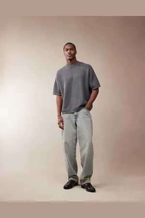 ASOS Oversized T-shirt med tekstur i let strik i firkantet pasform