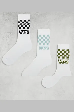 Vans Pakke med 3 par klassiske sportssokker i hvid med grå/sort/blå-Multifarvet