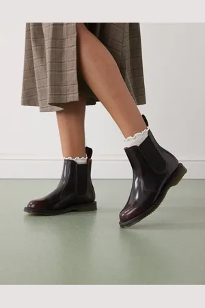 Dr. Martens Flora - Mørkerøde støvler
