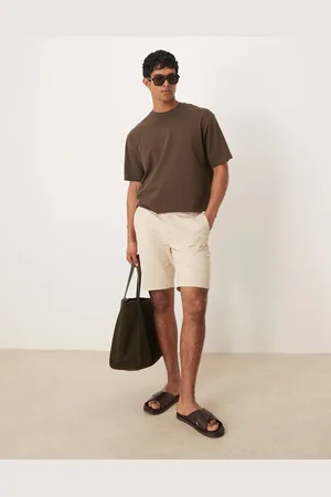MANGO Chinoshorts i hørlook-Neutral