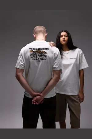 Dickies T-shirt med landskabsgrafik bagpå