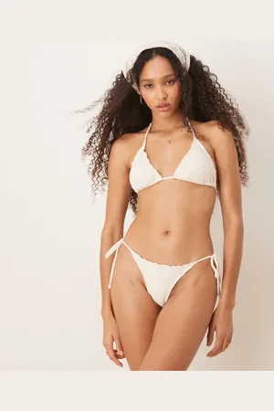Stradivarius Hæklet bikinitop