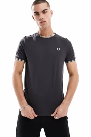 Fred Perry T-shirt med dobbelte stikninger i