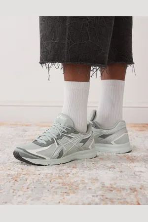Asics Jog 100 - Lysegrønne og sølvfarvede sneakers-Grå