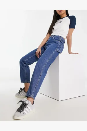 Dickies Ellendale - mom-jeans med mellemhøj talje i denim i lige pasform