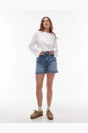 Tommy Hilfiger Blå mom-denimshorts