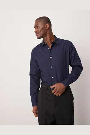 ASOS Elegant skjorte i strygelet poplin i regular fit