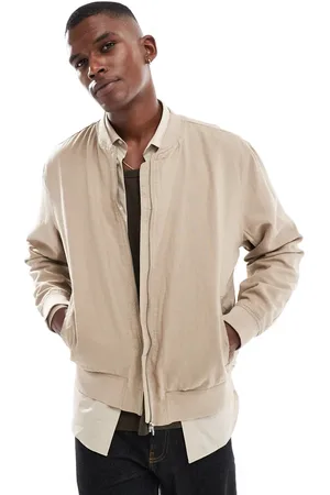 New Look Bomber-jakke i hør-Brun