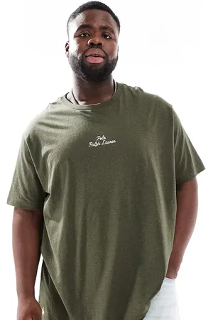 Ralph Lauren Big & Tall - T-shirt med centralt tekstlogo og klassisk oversized pasform