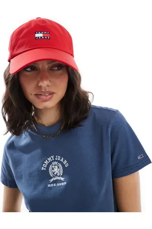 Tommy Hilfiger Rød kasket med flaglogo