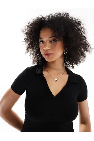 Miss Selfridge Polotop med ribber