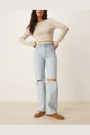 Abercrombie & Fitch Afslappede lyseblå 90