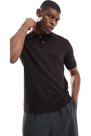 Only & Sons Brun strikket polo