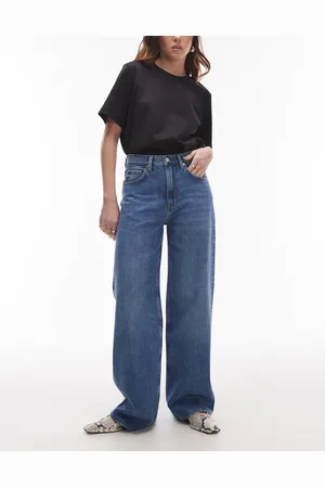 ARKET Coral - Lyseblå og forvaskede jeans med høj talje og afslappet pasform