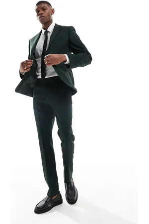 ASOS Wedding - Grønne skinny-habitbukser
