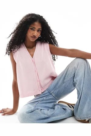 ASOS Lyserød strikket cardigan