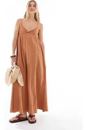 Billabong Modern Love - Rustrød maxikjole-Orange
