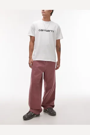 Carhartt Brandon - Gammelrosa løstsiddende bukser