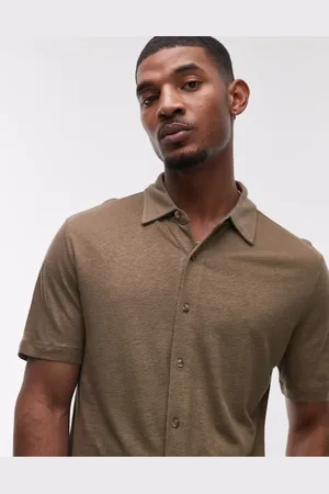 MANGO Skjorte i jersey-Neutral