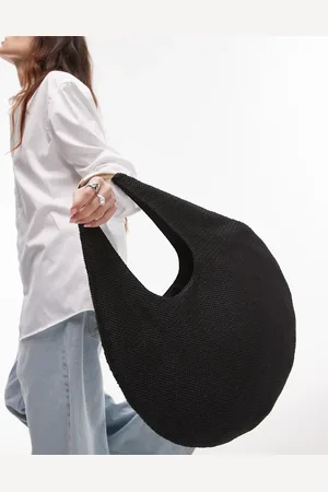 Topshop Scarlett - taske i strå med metalhank