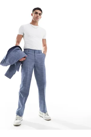 ASOS Habitbukser med lige ben i hørlook