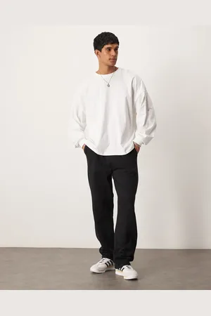 ASOS Essentials - Sorte joggingbukser med lige ben
