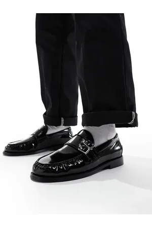 ASOS Sorte loafers med spænde