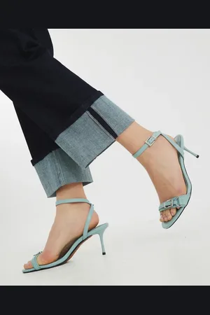 River Island Højhælede sandaler med spændedetaljer