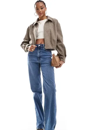 ASOS ASOS DESIGN Tall - Blå jeans med comfort-stretch og lige ben